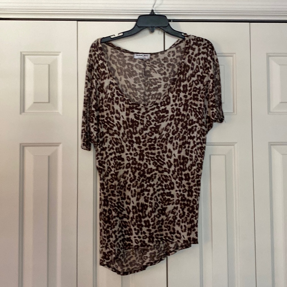 Michael Stars Animal Print One Size Top